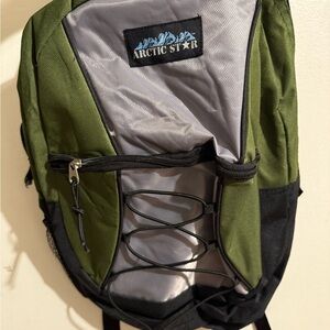 Green and Black Men's Backpack